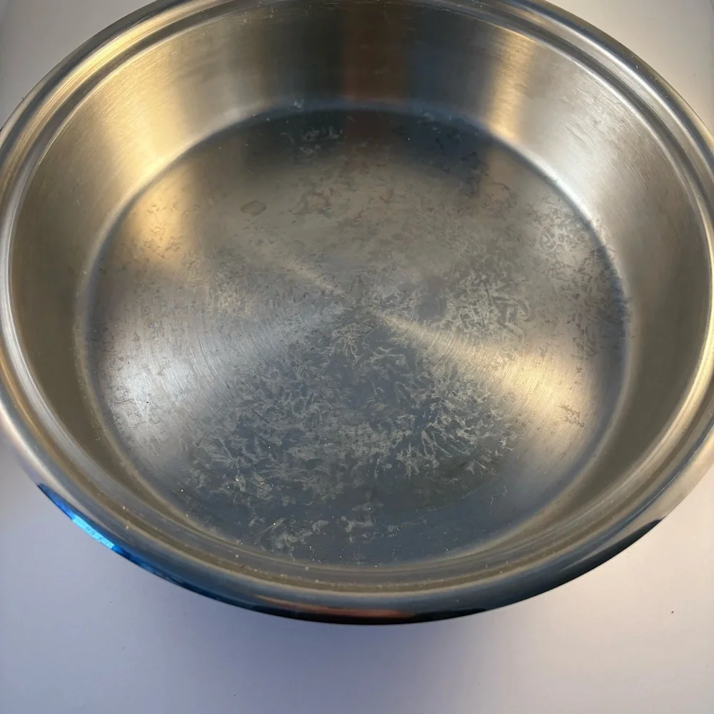 Nutri Stahl Stainless 3 Qt‎ Saucepan Pot With Lid Double Handles Black Knob